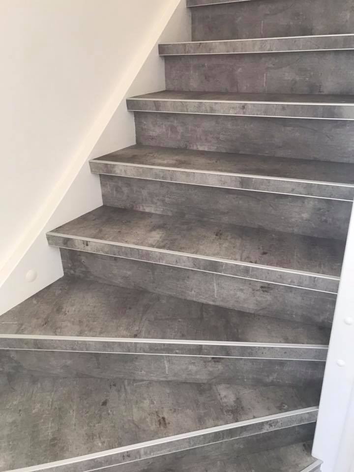 Trap vinyl met strip