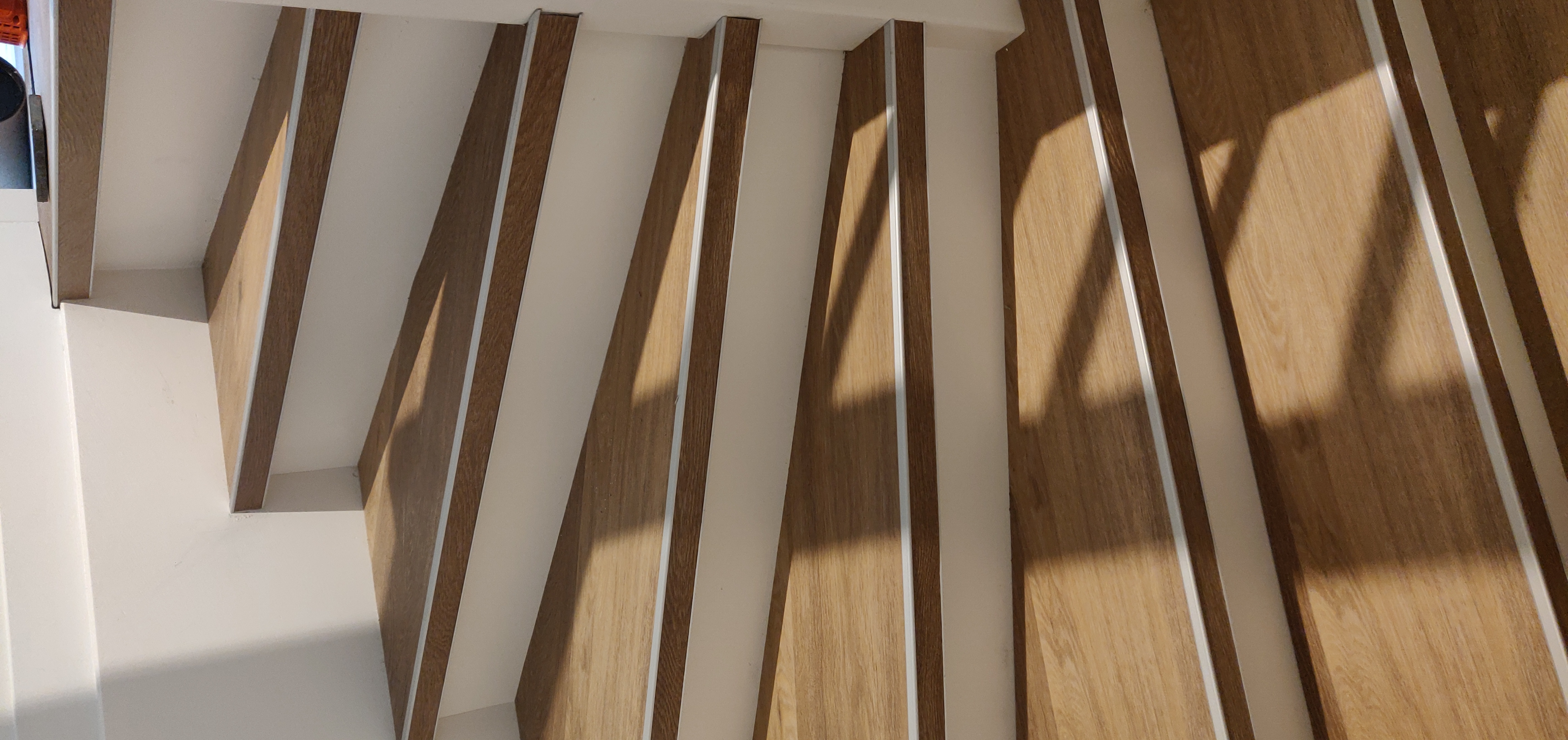 Trap met pvc